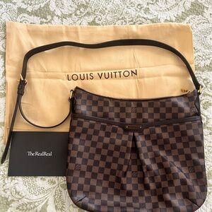 Louis Vuitton Damier Ebene Bloomsbury GM. Crossbody.